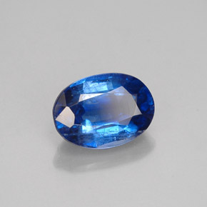 Cyanite bleu naturelle coupe ovale, 1,08 ct, VS-SI