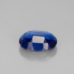 Cyanite bleue naturelle coupe ovale, 1,06 ct, VS-SI