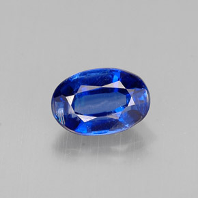 Disthène Bleu naturelle Coupe ovale, 0.63 ct, VS