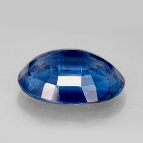 Cyanite bleue naturelle coupe ovale, 11,63 ct, SI