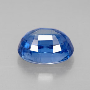 Cyanite bleue naturelle coupe ovale, 3,46 ct, SI