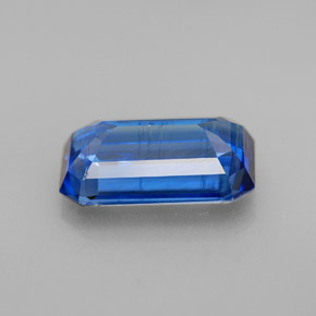 Disthène Bleu naturelle Taille émeraude, 3.79 ct, SI