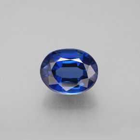 Cyanite bleue naturelle coupe ovale, 2,77 ct, VS
