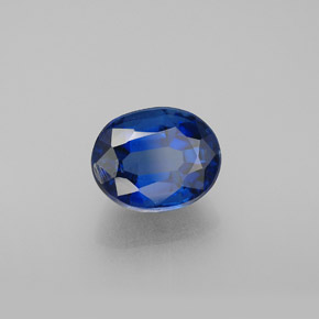 Cyanite bleue naturelle coupe ovale, 2,77 ct, VS