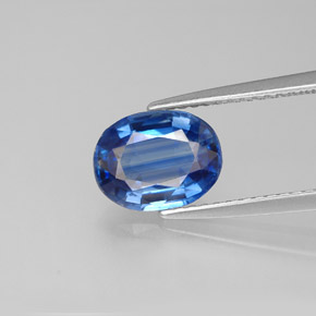 Cyanite bleue naturelle coupe ovale, 2,07 ct, VS