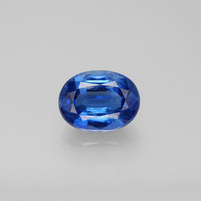 Cyanite bleue naturelle coupe ovale, 2,34 ct, VS-SI
