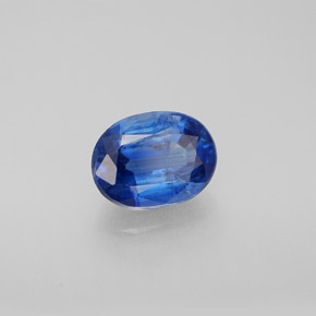 Cyanite bleue naturelle coupe ovale, 2,34 ct, VS-SI