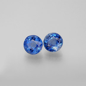 Achetez naturel ct bleue cyanite gems, coupe roude, en provenance népal chez gemselect. en stock, livraison internationale!