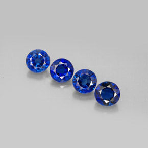 Achetez naturel ct Bleu Disthène gems, Coupe roude, En provenance Népal chez GemSelect. En stock, livraison internationale!