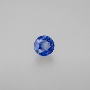 Disthène Bleu naturelle Coupe roude, 0.78 ct, VS-SI