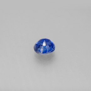Cyanite bleue naturelle coupe roude, 0,76 ct, VS