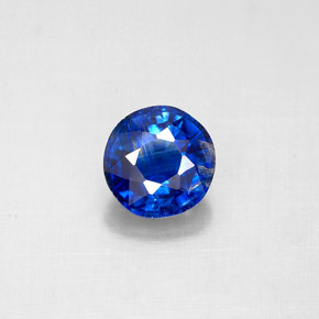 Disthène Bleu naturelle Coupe roude, 0.80 ct, VS