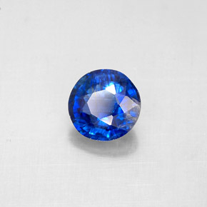 Disthène Bleu naturelle Coupe roude, 0.80 ct, VS