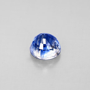 Cyanite bleue naturelle coupe roude, 0,84 ct, VS