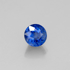 Cyanite bleue naturelle coupe roude, 0,50 ct, VS-SI