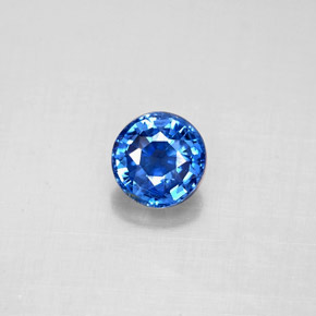 Disthène Bleu naturelle Coupe roude, 0.78 ct, VS