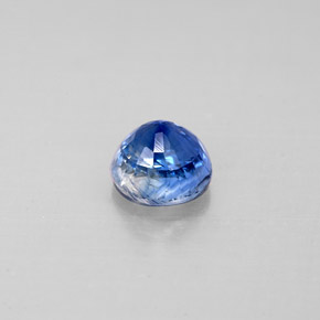 Cyanite bleue naturelle coupe roude, 0,78 ct, VS