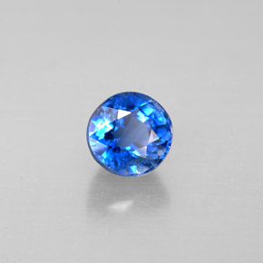 Disthène Bleu naturelle Coupe roude, 0.89 ct, VS
