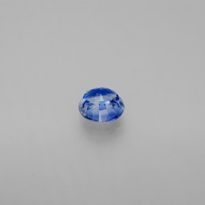 Cyanite bleue naturelle coupe roude, 0,67 ct, VS