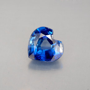 Cyanite bleue naturelle forme de coeur, 2,15 ct, VS-SI