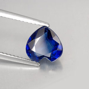 Disthène Bleu naturelle Forme de coeur, 2.16 ct, VS-SI