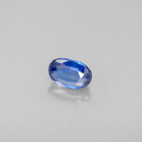 Cyanite bleue naturelle coupe ovale, 0,68 ct, VS