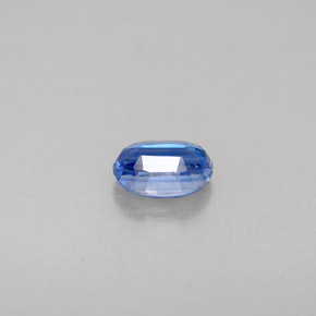 Cyanite bleue naturelle coupe ovale, 0,68 ct, VS