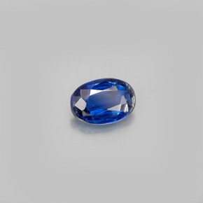 Cyanite bleue naturelle coupe ovale, 0,55 ct, VS
