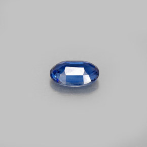 Cyanite bleue naturelle coupe ovale, 0,55 ct, VS