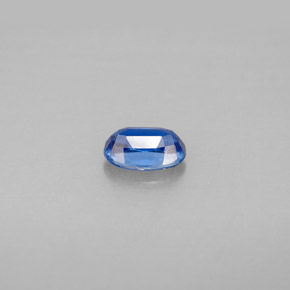 Cyanite bleue naturelle coupe ovale, 0,59 ct, VS
