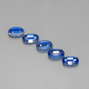 Achetez naturel ct bleue cyanite gems, coupe ovale, en provenance népal chez gemselect. en stock, livraison internationale!