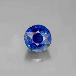 Cyanite bleue naturelle coupe roude, 2,71 ct, VS-SI