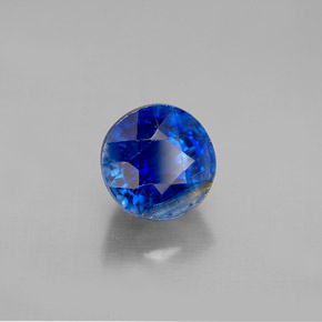 Cyanite bleue naturelle coupe roude, 2,71 ct, VS-SI