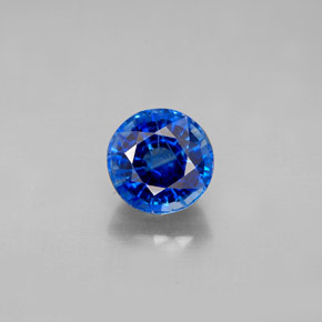 Cyanite bleue naturelle coupe roude, 1,98 ct, VS-SI