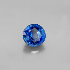 Cyanite bleue naturelle coupe roude, 1,98 ct, VS-SI