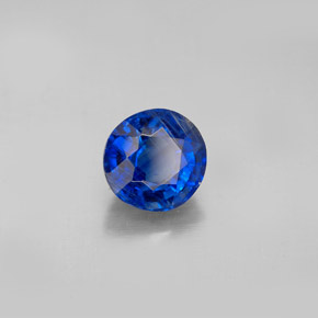 Cyanite bleue naturelle coupe roude, 2,02 ct, VS-SI