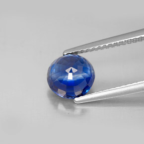 Cyanite bleue naturelle coupe roude, 2,02 ct, VS-SI