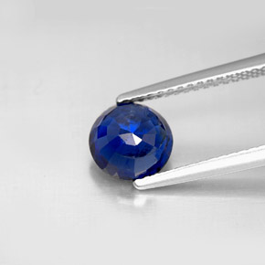 Cyanite bleue naturelle coupe roude, 1,77 ct, VS-SI