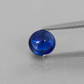 Cyanite bleue naturelle coupe roude, 0,96 ct, transparent
