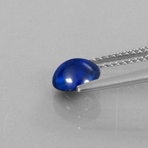 Cyanite bleue naturelle coupe roude, 0,96 ct, transparent
