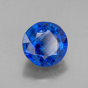 Cyanite bleue naturelle coupe roude, 1,82 ct, SI