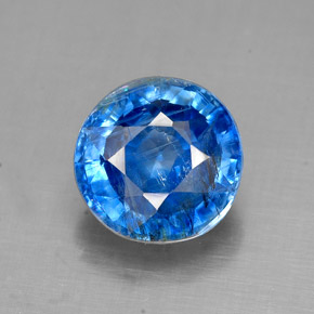 Disthène Bleu naturelle Coupe roude, 2.28 ct, SI