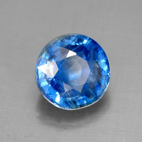 Disthène Bleu naturelle Coupe roude, 2.28 ct, SI