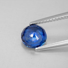 Disthène Bleu naturelle Coupe roude, 1.54 ct, SI