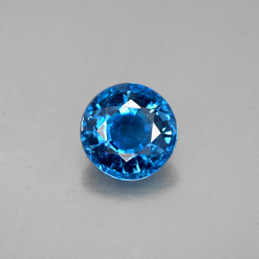 Cyanite bleue naturelle coupe roude, 1,63 ct, SI