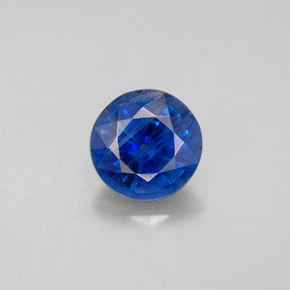 Cyanite bleue naturelle coupe roude, 1,61 ct, SI