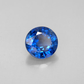 Cyanite bleue naturelle coupe roude, 1,73 ct, SI