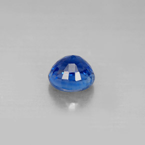 Cyanite bleue naturelle coupe roude, 1,33 ct, VS-SI