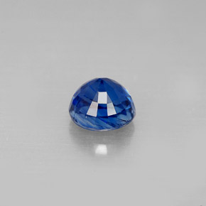 Cyanite bleue naturelle coupe roude, 1,31 ct, VS-SI