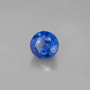 Cyanite bleue naturelle coupe roude, 1,54 ct, VS-SI